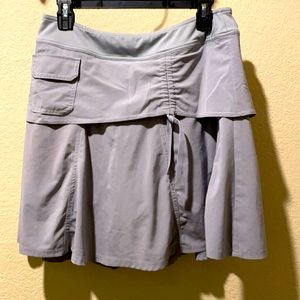 Athleta Wherever Cobblestone Gray Skort